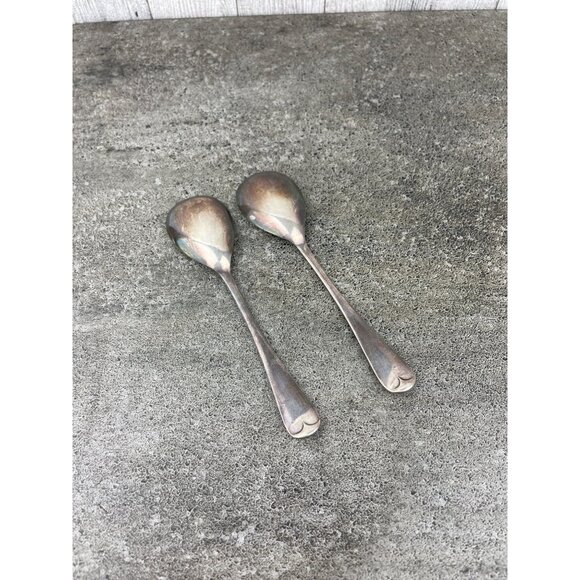 Antique Engraved Silver Plated Spoon Ornate Filigree Price Per Spoon - Picture 3 of 8